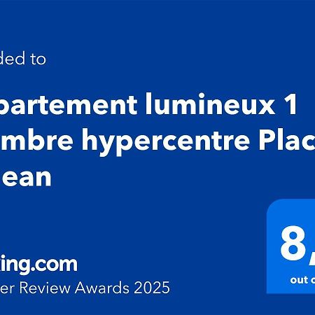 Appartement Lumineux 1 Chambre Hypercentre Place St Jean Valence  Luaran gambar